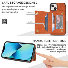 Line Card Holder Phone Case, For iPhone 13 mini, For iPhone 13, For iPhone 13 Pro, For iPhone 13 Pro Max, For iPhone 12 mini, For iPhone 12