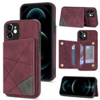 For iPhone 12 / Wine Red