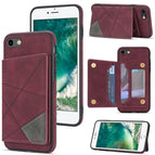 For iPhone SE 2022 / 2020 / 8 / 7 / Wine Red