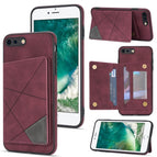 For iPhone 8 Plus / 7 Plus / Wine Red