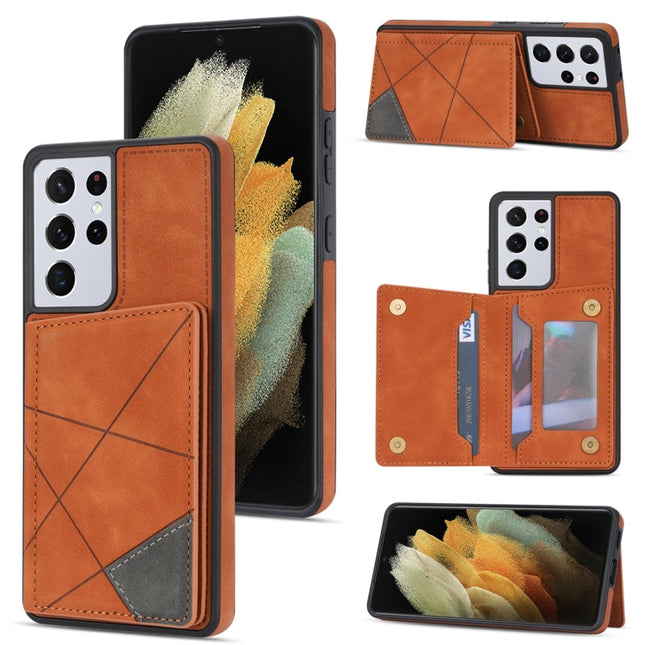 Line Card Holder Phone Case, For Samsung Galaxy S21 Ultra 5G, For Samsung Galaxy S22 Ultra 5G