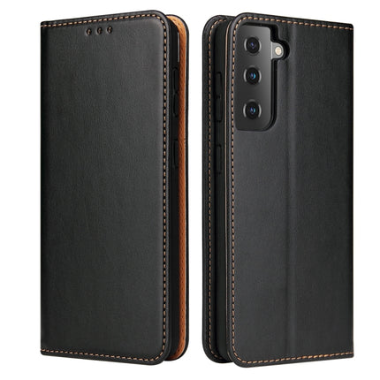 Fierre Shann PU Genuine Leather Texture Leather Phone Case, For Samsung Galaxy A02s, For Samsung Galaxy A13 5G, For Samsung Galaxy A33 5G, For Samsung Galaxy A53 5G, For Samsung Galaxy A73 5G, For Samsung Galaxy S21 FE 5G