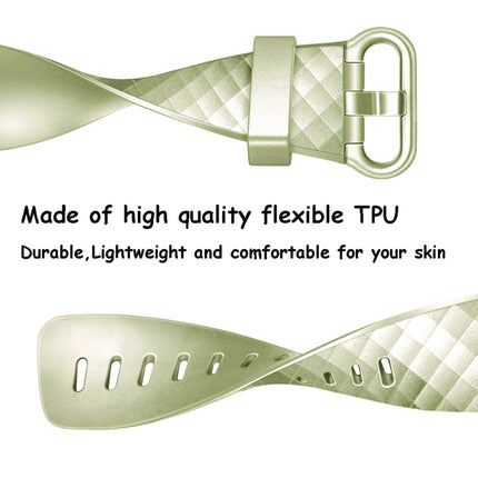 Official Pattern Metallic Watch Strap, For FITBIT Charge 3