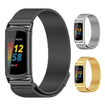 Mijobs Magnetic Metal Watch Band, For Fitbit Charge5