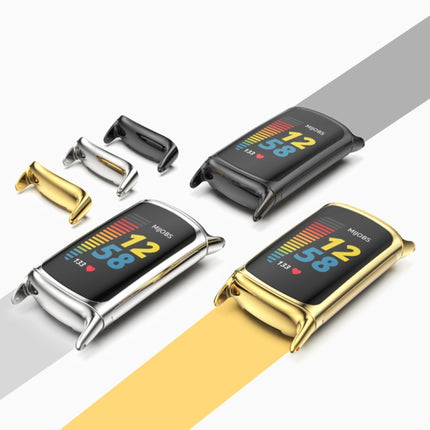 Mijobs Magnetic Metal Watch Band, For Fitbit Charge5