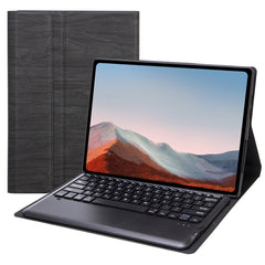 SF128 Tree Texture Bluetooth Keyboard Leather Tablet Case