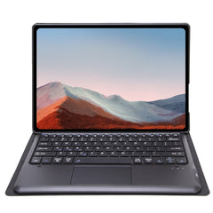 SF128-A Tree Texture Touchpad Bluetooth Keyboard Leather Tablet Case