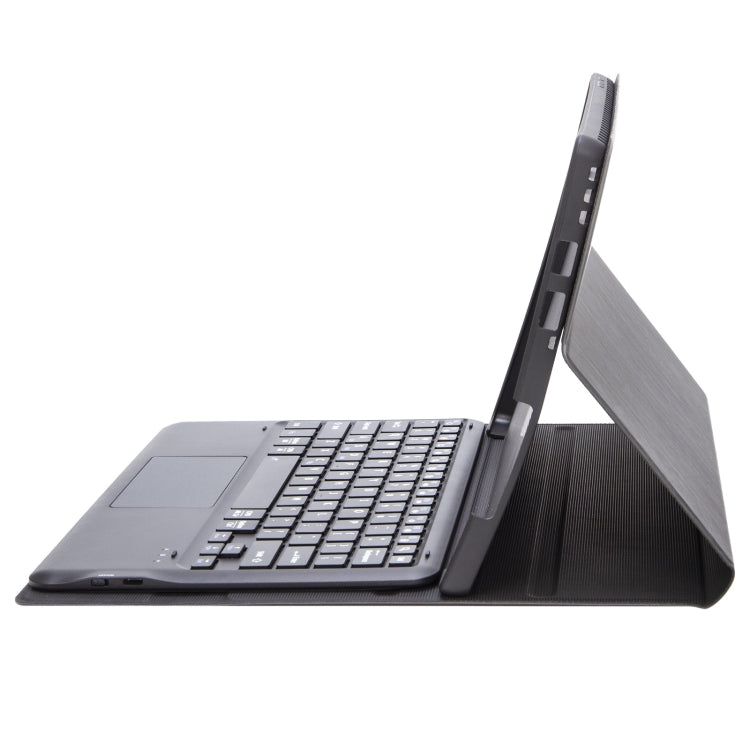 SF128-A Tree Texture Touchpad Bluetooth Keyboard Leather Tablet Case