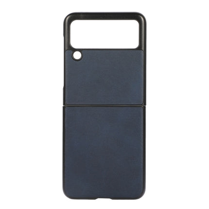Two-color Calf Texture PU Phone Case, For Samsung Galaxy Z Flip3 5G