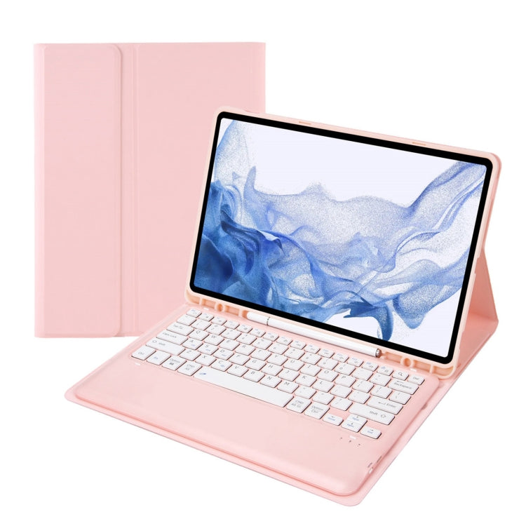 T800B Pen Slot Detachable Bluetooth Keyboard Leather Tablet Case