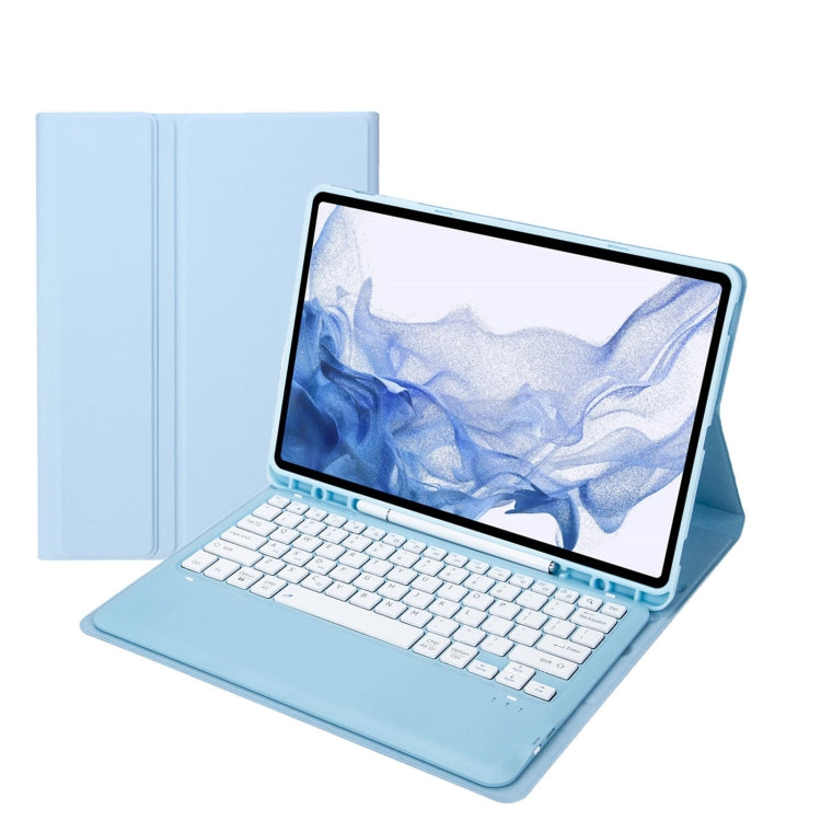 T800B Pen Slot Detachable Bluetooth Keyboard Leather Tablet Case