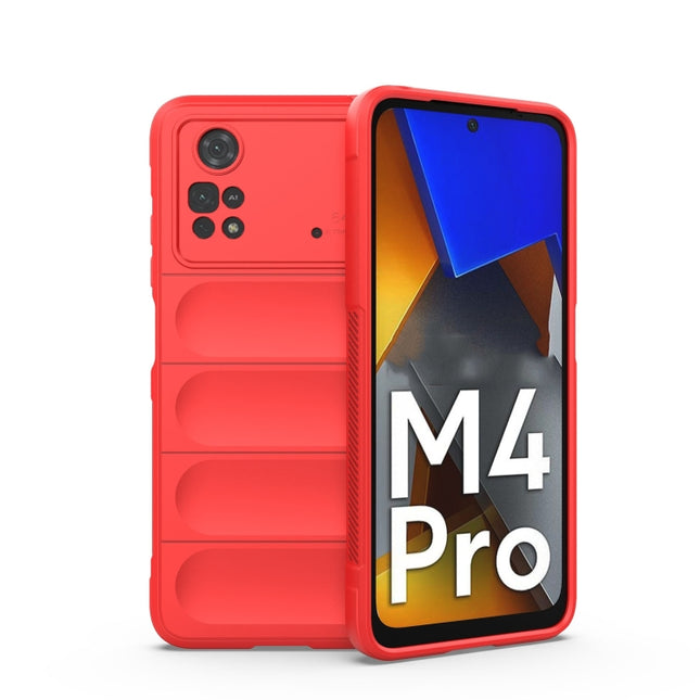 Magic Shield TPU + Flannel Phone Case, For Xiaomi Poco M4 Pro 4G