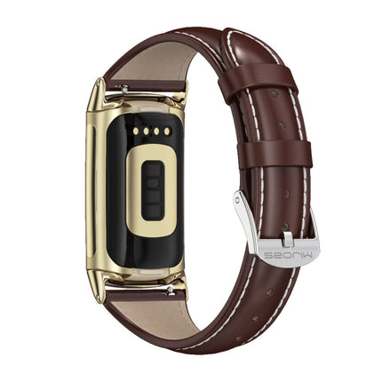 Mijobs Genuine Leather Slim Watch Band