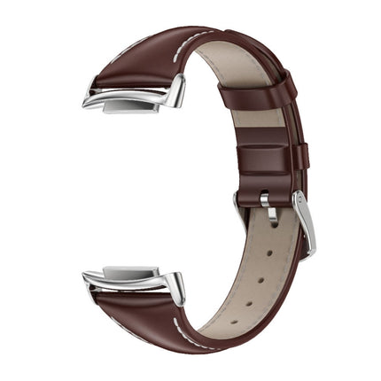 Mijobs Genuine Leather Slim Watch Band