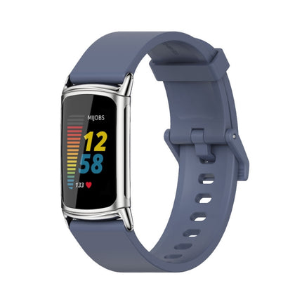 Mijobs Soft Silicone  Watch Band, For Fitbit Charge5