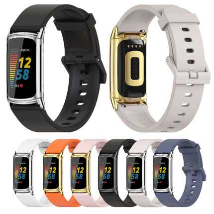 Mijobs Soft Silicone  Watch Band, For Fitbit Charge5