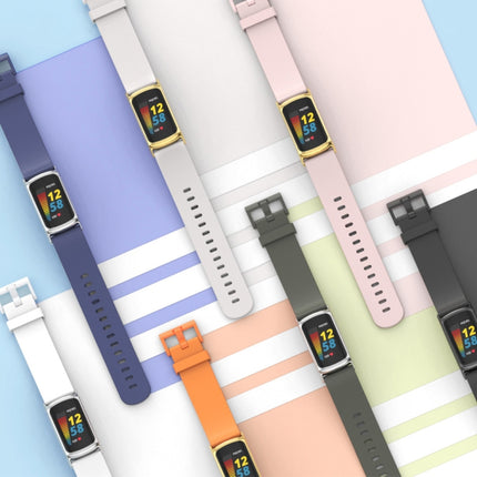 Mijobs Soft Silicone  Watch Band, For Fitbit Charge5