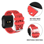 For FITBIT Versa / Orange Red