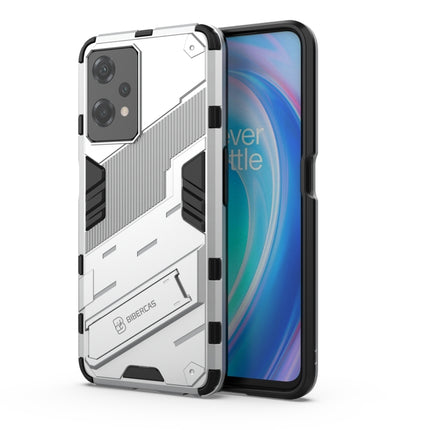 Punk Armor 2 in 1 Shockproof Phone Case with Invisible Holder, For OnePlus Nord CE 2 Lite 5G/Realme 9 Pro