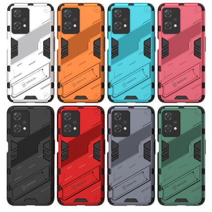 Punk Armor 2 in 1 Shockproof Phone Case with Invisible Holder, For OnePlus Nord CE 2 Lite 5G/Realme 9 Pro