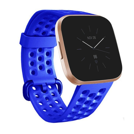 Breathable Silicone Watch Band, For FITBIT Versa 2, Size: Large