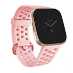 For FITBIT Versa 2, Size: Large / Light Powder