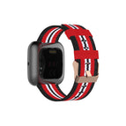 For FITBIT Versa / Black Red