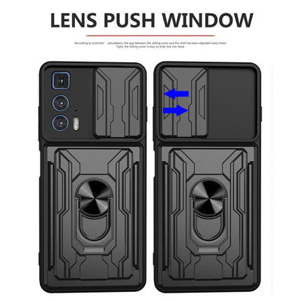 Sliding Camshield TPU+PC Phone Case with Card Slot, For Motorola Edge 20 Pro, For Motorola Moto G100, For OPPO A16