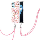 For OPPO Realme 9i / A36 / A96 4G / Pink Flower