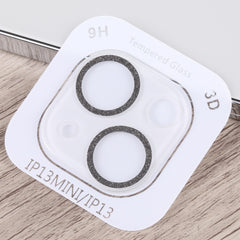 Película de lente de cámara de vidrio templado con anillo de purpurina, para iPhone 13, para iPhone 13 Pro / 13 Pro Max, para iPhone 12 mini / 11, para iPhone 12 Pro, para iPhone 11 Pro / 11 Pro Max