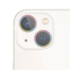 Película de lente de cámara de vidrio templado con anillo de purpurina, para iPhone 13, para iPhone 13 Pro / 13 Pro Max, para iPhone 12 mini / 11, para iPhone 12 Pro, para iPhone 11 Pro / 11 Pro Max
