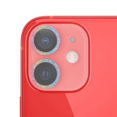 Película de lente de cámara de vidrio templado con anillo de purpurina, para iPhone 13, para iPhone 13 Pro / 13 Pro Max, para iPhone 12 mini / 11, para iPhone 12 Pro, para iPhone 11 Pro / 11 Pro Max
