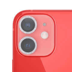 Película de lente de cámara de vidrio templado con anillo de purpurina, para iPhone 13, para iPhone 13 Pro / 13 Pro Max, para iPhone 12 mini / 11, para iPhone 12 Pro, para iPhone 11 Pro / 11 Pro Max