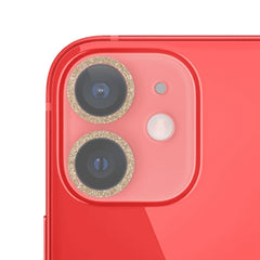 Película de lente de cámara de vidrio templado con anillo de purpurina, para iPhone 13, para iPhone 13 Pro / 13 Pro Max, para iPhone 12 mini / 11, para iPhone 12 Pro, para iPhone 11 Pro / 11 Pro Max