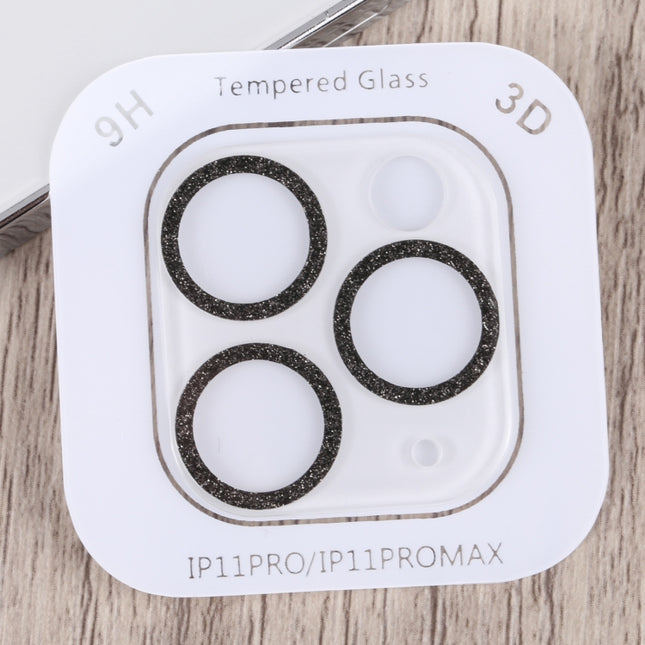 Glitter Ring Tempered Glass Camera Lens Film, For iPhone 11 Pro / 11 Pro Max