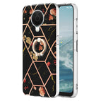 For Nokia G20 / G10 / Black Flower