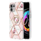 For Motorola Edge 20 Lite / Pink Flower