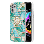 For Motorola Edge 20 Lite / Blue Flower