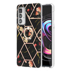 For Motorola Edge 20 Pro / Black Flower
