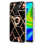 For Xiaomi Redmi Note 9 / 10X 4G / Black Flower