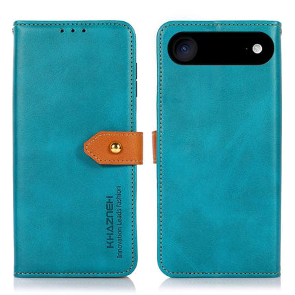 KHAZNEH Dual-color Cowhide Texture Flip Leather Phone Case, For iPhone 15, For iPhone 14 Plus, For iPhone 14, For iPhone 14 Pro, For iPhone 14 Pro Max