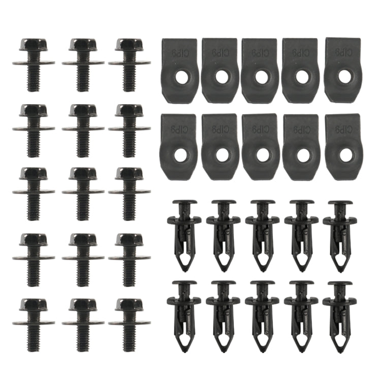 35 in 1 Car Hood Fender Bumper Fixing Kit for Infiniti G35 Sedan 2003-2008, A6854