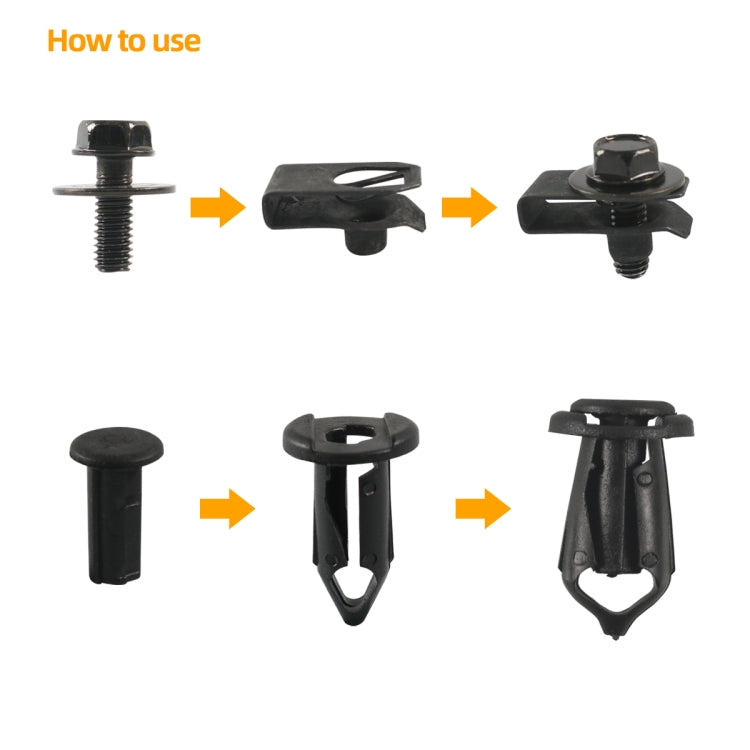35 in 1 Car Hood Fender Bumper Fixing Kit for Infiniti G35 Sedan 2003-2008, A6854
