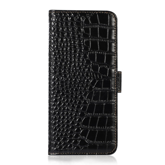 Crocodile Top Layer Cowhide Leather Phone Case, For iPhone 14 Plus, For iPhone 14 Pro Max, For iPhone 14 Pro, For iPhone 14