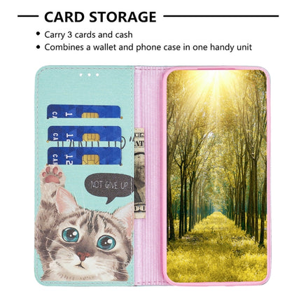 Invisible Magnetic Painted Leather Phone Case, For Xiaomi 12 Lite