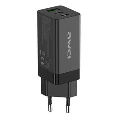 awei PD9 65W GaN Fast Charging Travel Charger, EU Plug