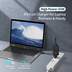 awei PD9 65W GaN Fast Charging Travel Charger, EU Plug