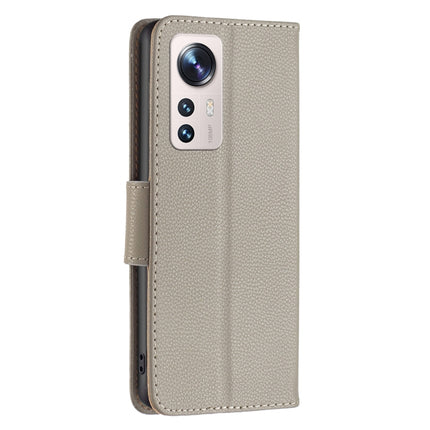 Litchi Texture Pure Color Leather Phone Case, For Xiaomi 12 Lite