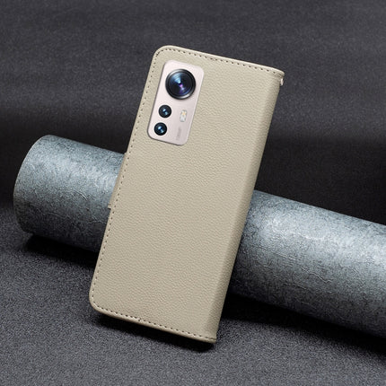 Litchi Texture Pure Color Leather Phone Case, For Xiaomi 12 Lite