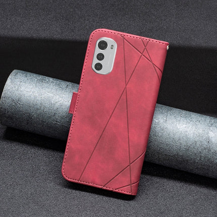 Magnetic Buckle Rhombus Texture Leather Phone Case, For Motorola Moto E32 4G, For Xiaomi 12 Lite